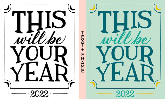 design a lettering tarot card