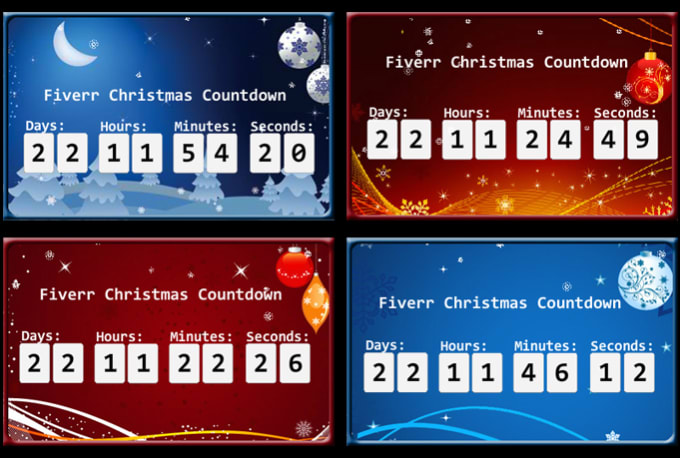 Compte à Rebours Pour Noël Christmas Countdown