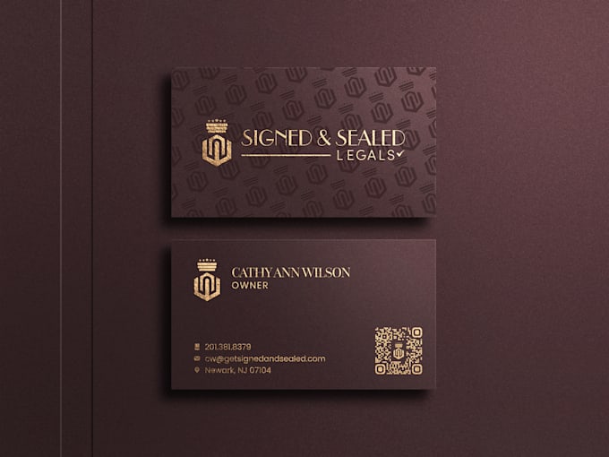 design luxury business card