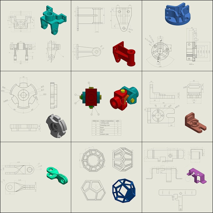 Create 3d cad modeling, product designing, and 3d printable designs by ...