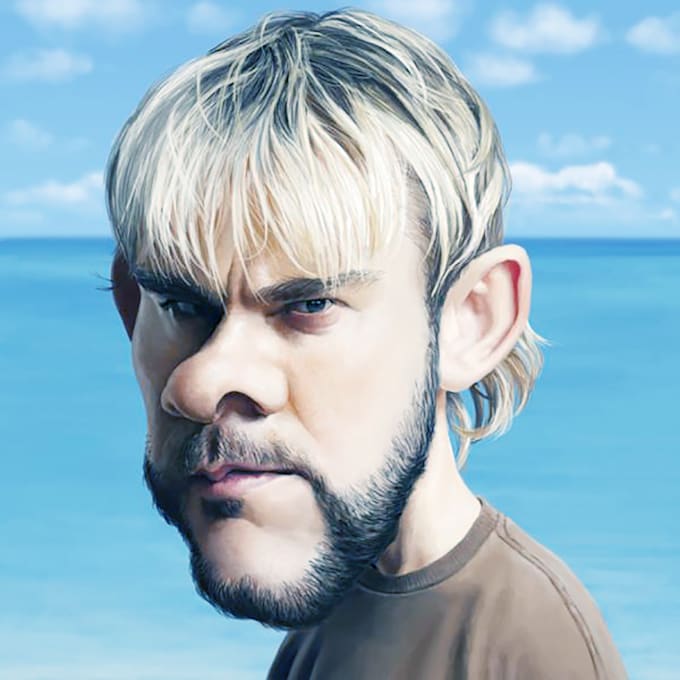 Draw a professional cartoon caricature from photo by Omothossna65 Fiverr