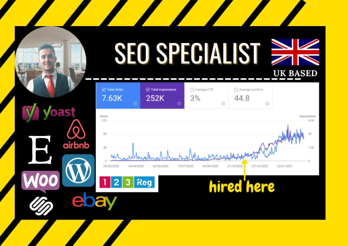 do SEO service of godaddy, wordpress, wix, squarespace, shopify - Image 2