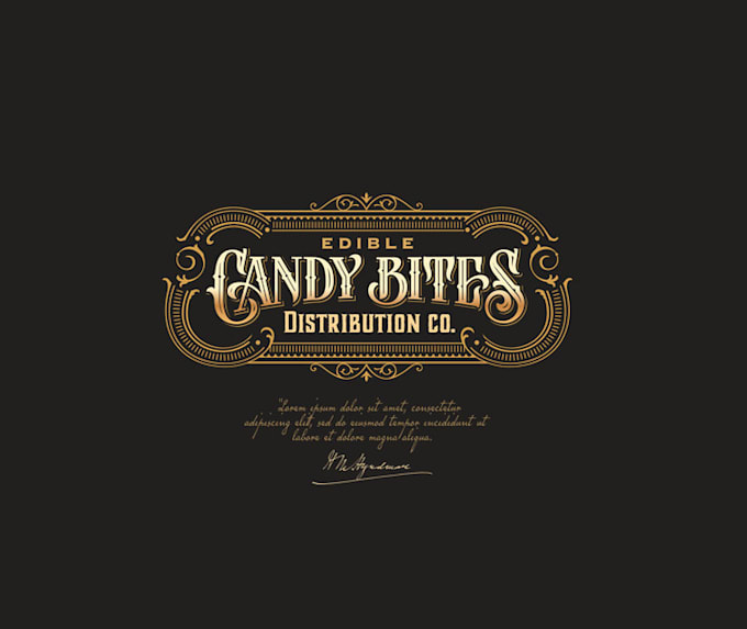 create a timeless beautiful vintage style logo