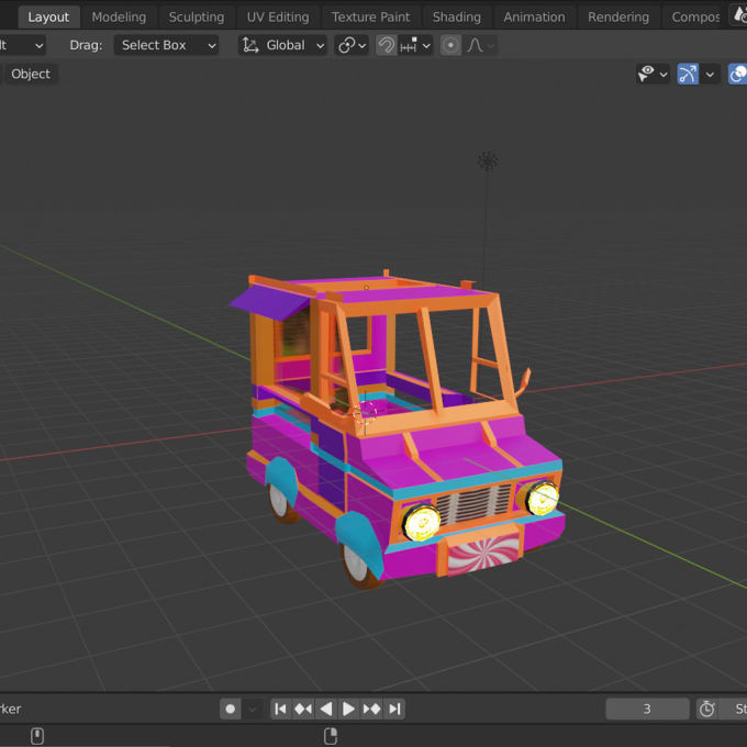 do 3d modeling and texturing