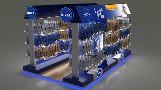 make a posm and exhibition stalls for you