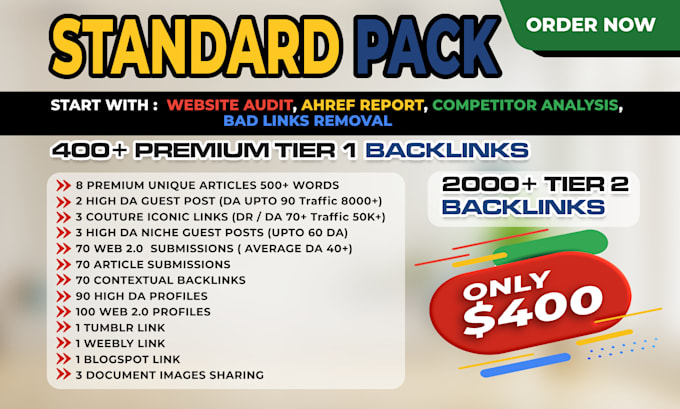 I will bang 1st rank with high quality whitehat monthly SEO service backlinks package - Image 3
