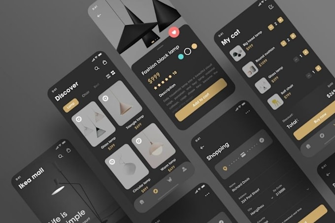 Design ui for app using android studio by Sufyan2001 | Fiverr