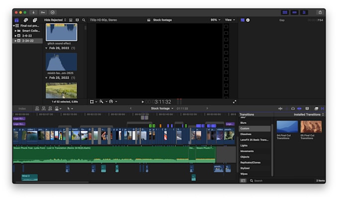 create a cinematic video edit from stock footage in 4k 8k