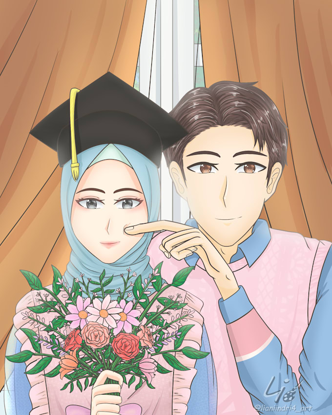 draw anime style illustration for you