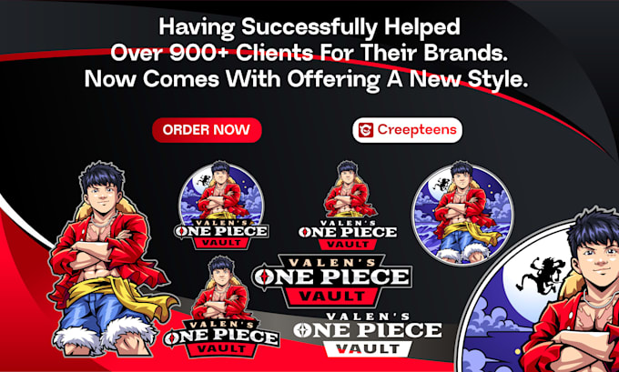 design for tcg brand one piece naruto dragonball
