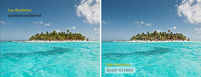 Convert a low resolution photo to high resolution by Michaelbecherle ...