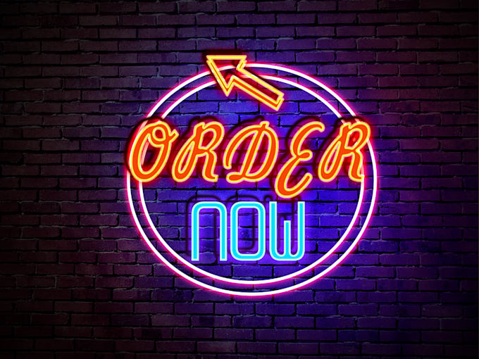 replicate your text or logo in neon style, now animated