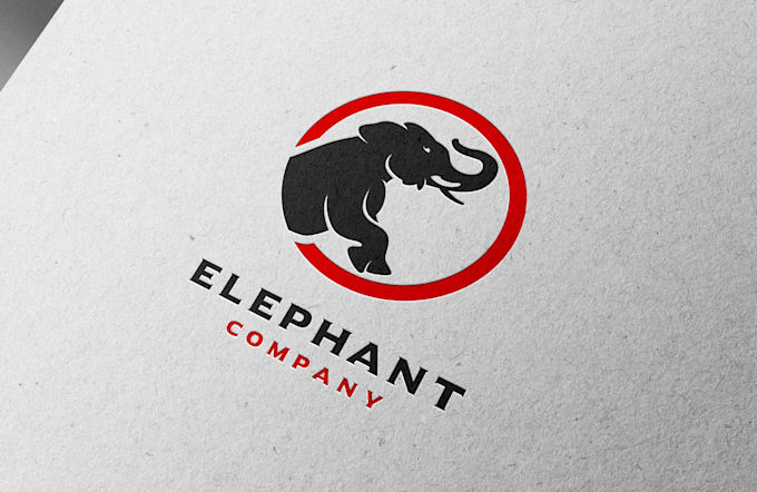 create elephant logo design