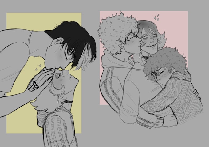 sketch your ocs or fav characters i do oc x canon too