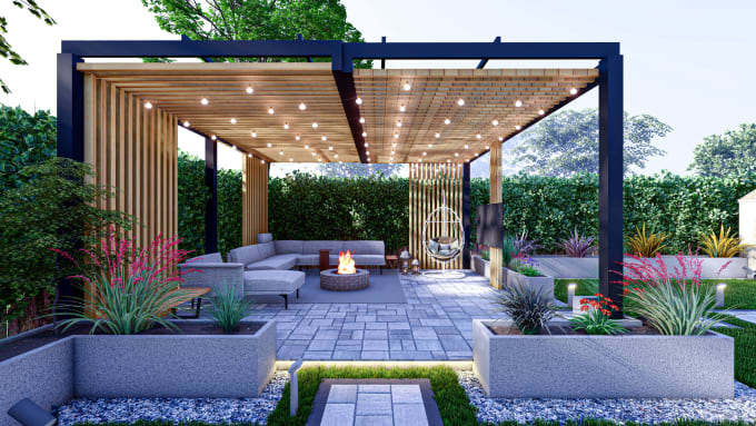 Backyard design discount