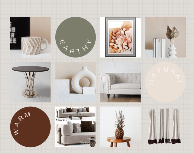 Get an amazing mood board that will highlight your interior project by ...