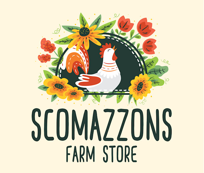 design a chicken farm logo design with fast delivery
