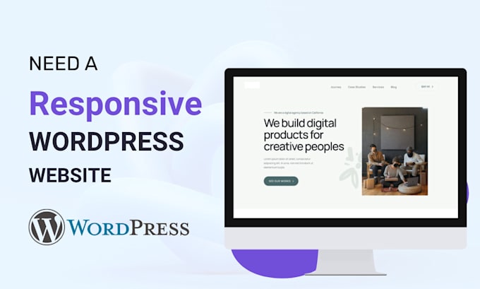 do wordpress website design redesign and theme customization
