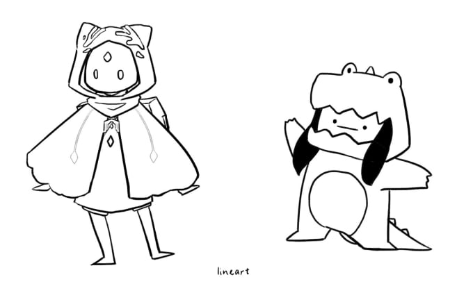 draw your characters in a chibi style