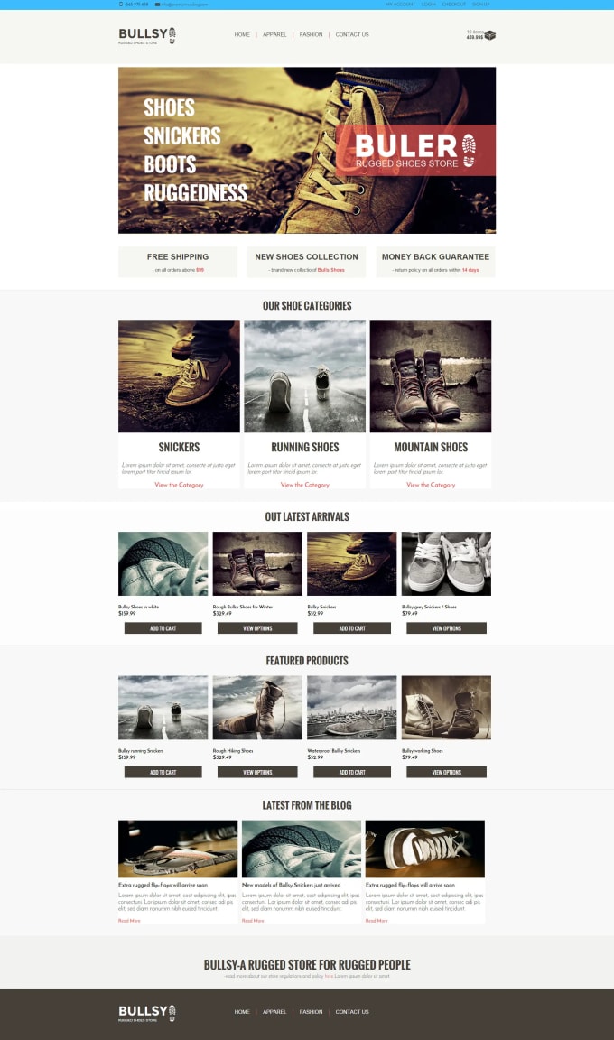 Create website, using html, css, javascript front end web development ...