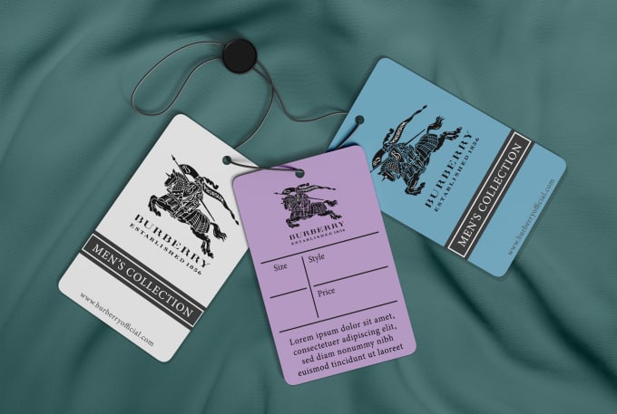 Burberry hang tag discount