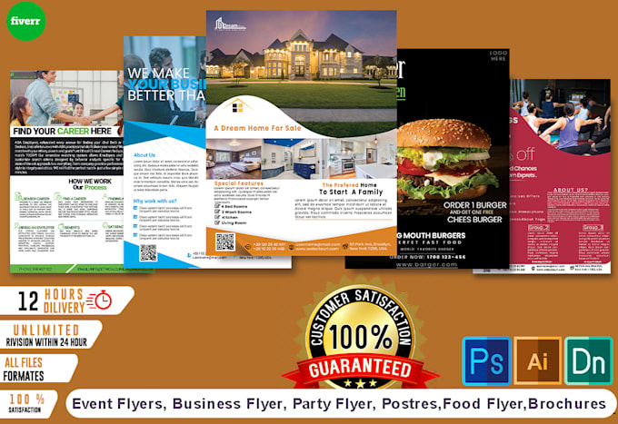 professionally design a flyer, brochure, booklet or pamphlet
