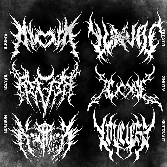 create trash extreme death metal logo