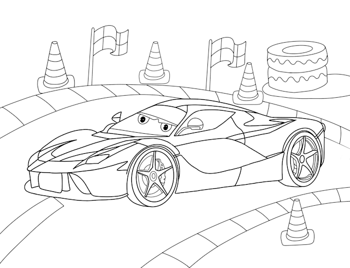 draw unique coloring book pages for children