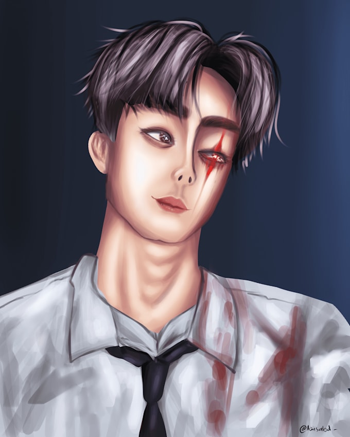 draw webtoon manhwa anime style characters