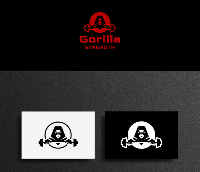 make a high quality gorilla logo with new concepts