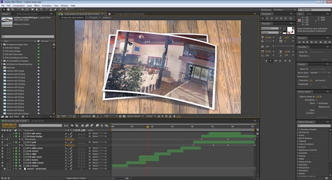professionally edit any after effects template