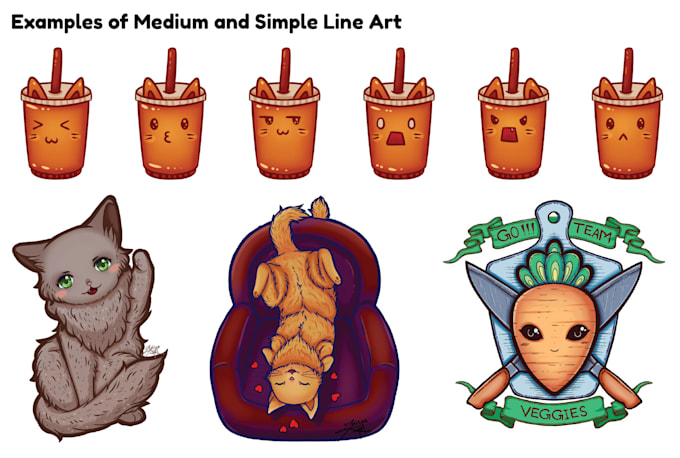 create digital illustration in full color