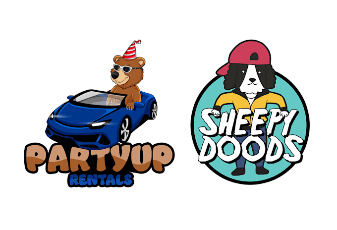 draw your mascot or object cartoon logo