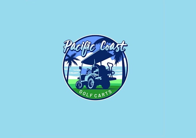 design original golf carts logo without any copyright