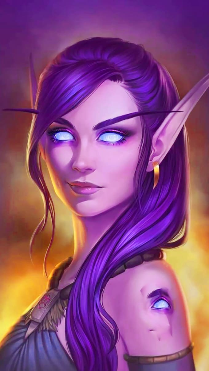 Draw dnd character art and dnd character art by Nuhnou Fiverr