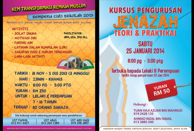 Create An Awesome And Creative Islamic Flyer By Zam2allakazam