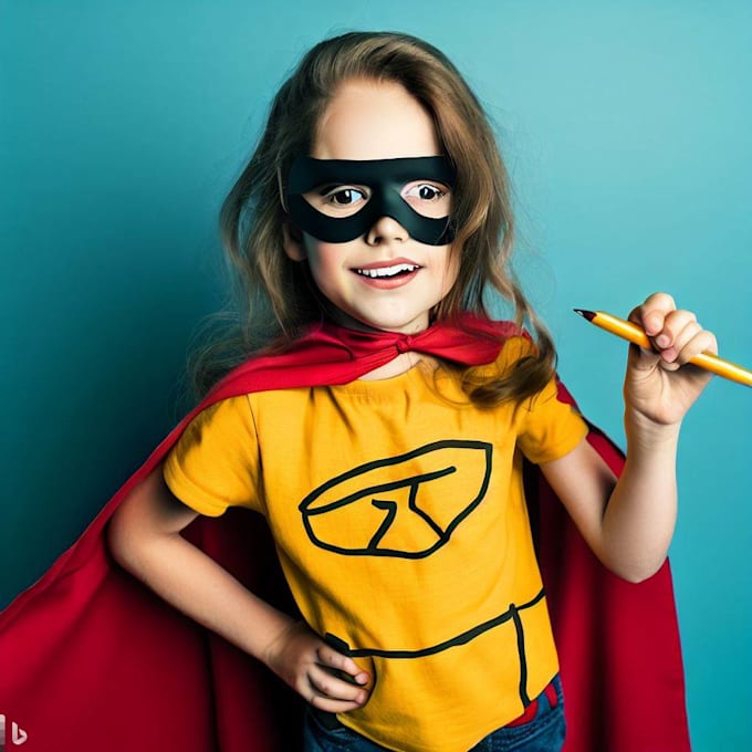 draw you as a superhero character