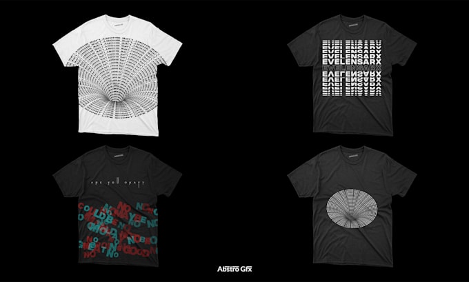 create a custom kinetic typography tshirt design
