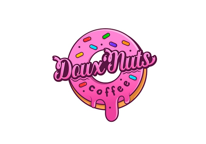 design wonderful donuts logo with express delivery