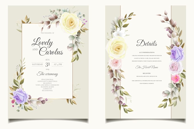 design engagement card, wedding, invitation card