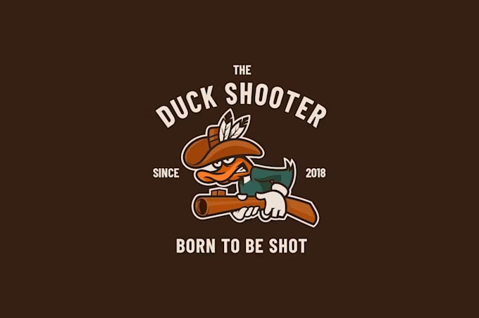 give creative duck logo design with new concepts
