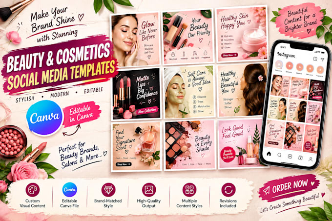 design professional canva instagram posts and templates