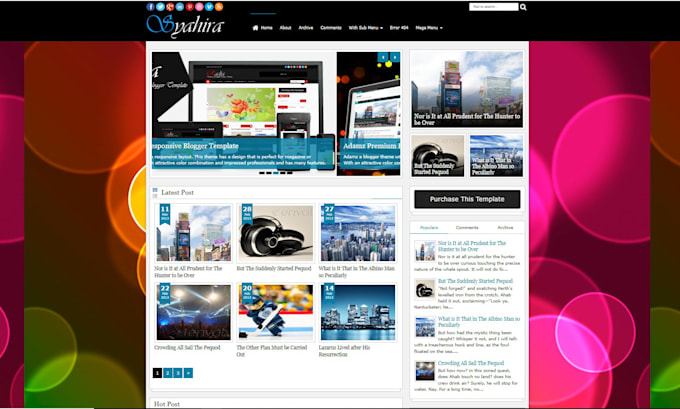 design your blogger website