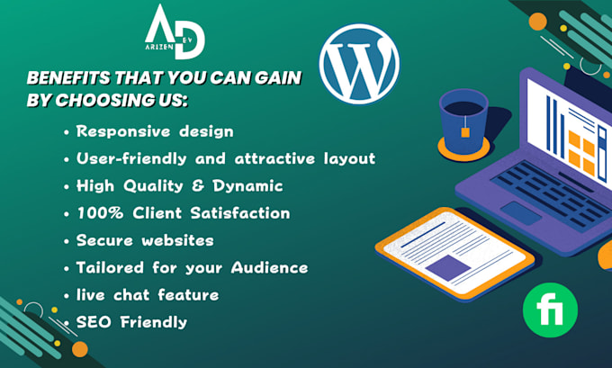 Create a fully optimized seo friendly wordpress website by Arizen_dev ...