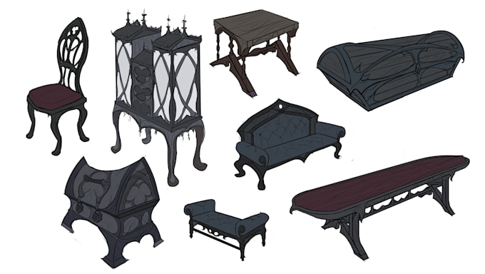 design stylish props for your fantasy and or scifi game