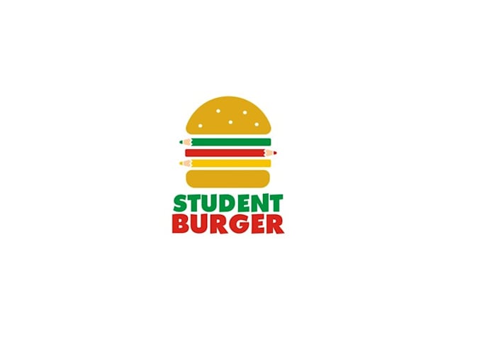 create a beautiful burger logo design