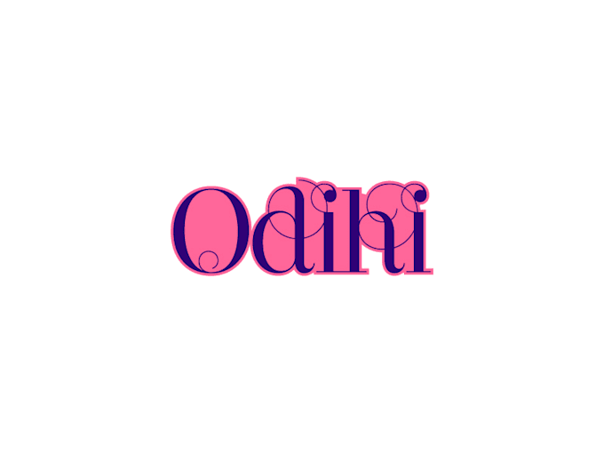 make a line art feminine logo or illustrations