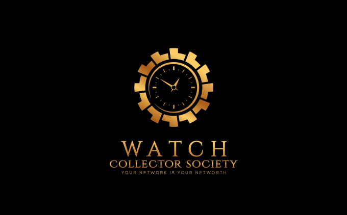 Watch with logo outlet