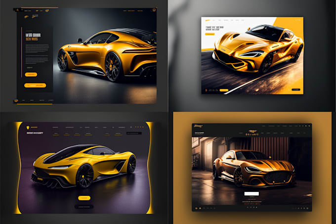 create ai generated website mockups