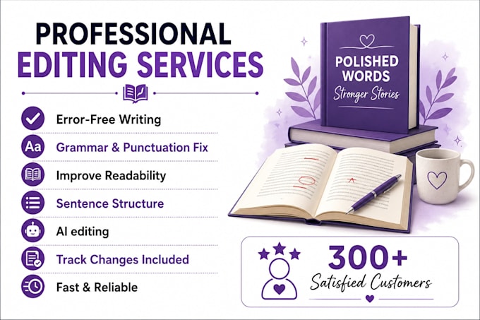 do romance book editing and proofreading